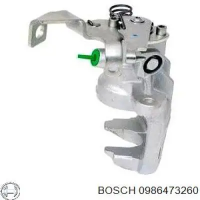 0986473260 Bosch Супорт гальмівний задній лівий