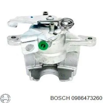 Супорт гальмівний задній лівий Bosch 0986473260 ціна, від 56.98 USD