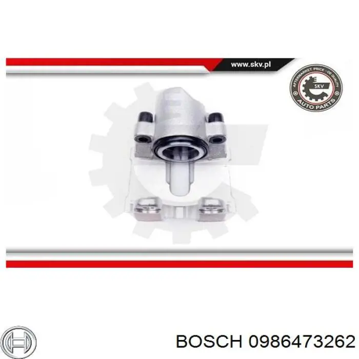 Супорт гальмівний передній лівий Bosch 0986473262 ціна, від 32.70 USD