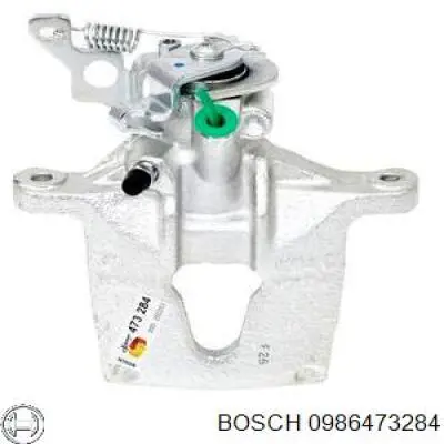 0986473284 Bosch супорт гальмівний задній лівий
