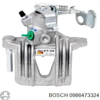 Супорт гальмівний задній лівий 0986473324 Bosch