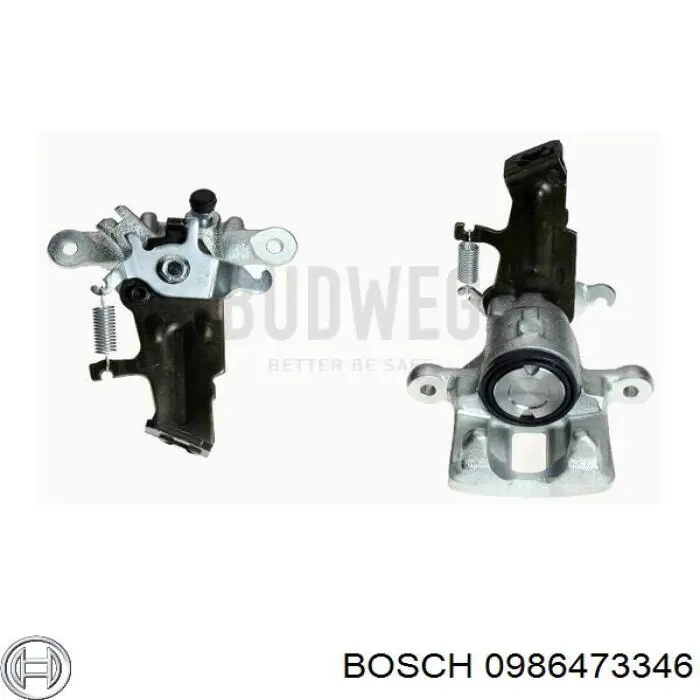 0986473346 Bosch супорт гальмівний задній лівий