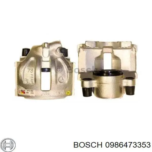 0986473353 Bosch супорт гальмівний задній лівий