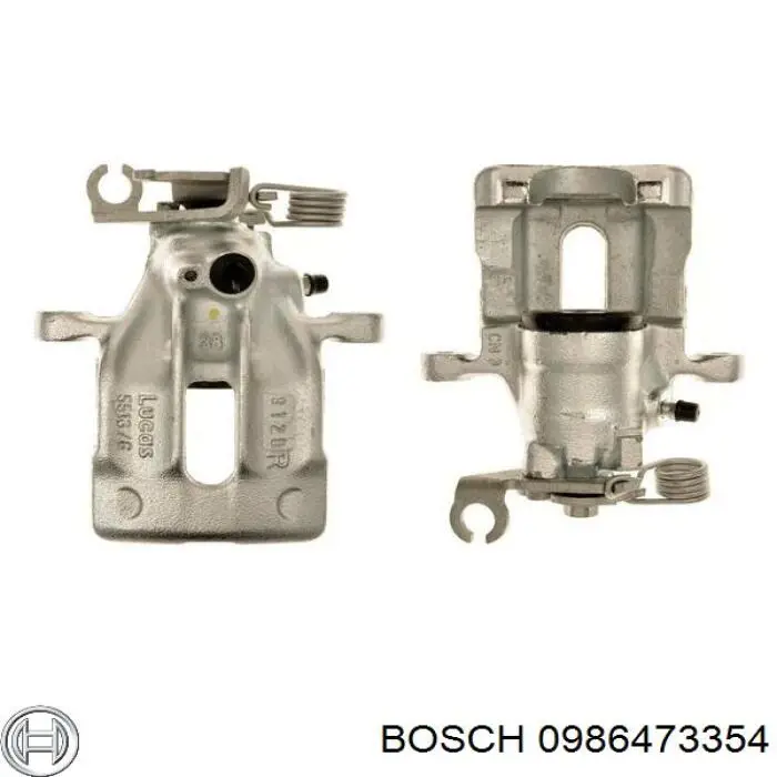 0986473354 Bosch супорт гальмівний задній лівий