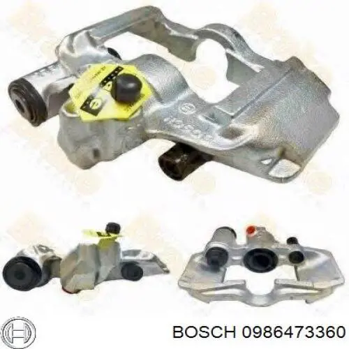 0986473360 Bosch Супорт гальмівний задній правий