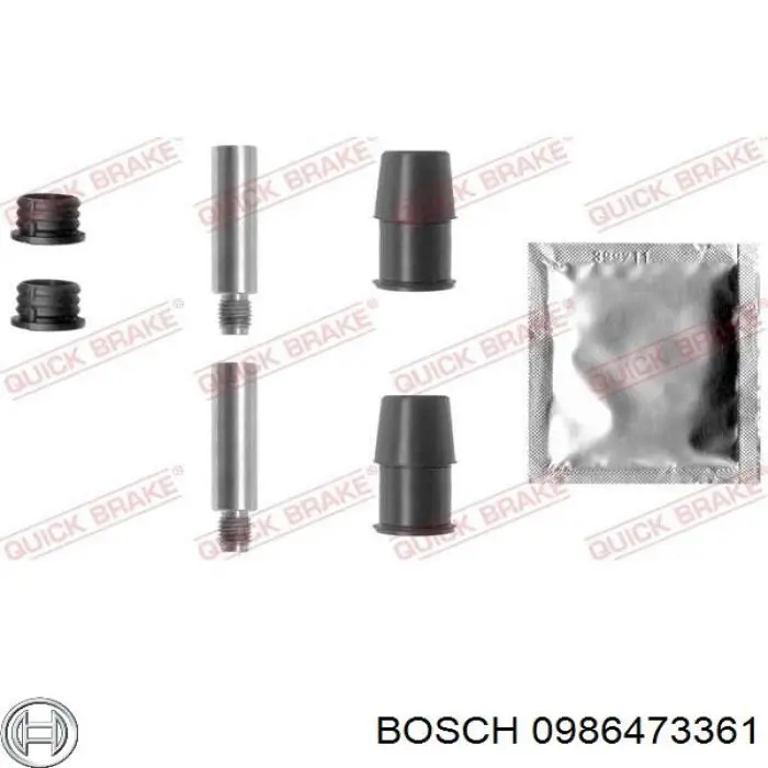 Супорт гальмівний передній лівий 0986473361 Bosch