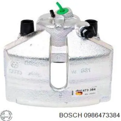 0986473384 Bosch супорт гальмівний передній лівий