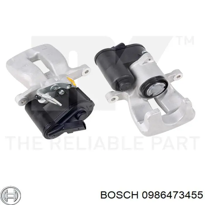 Супорт задній лівий 0986473455 Bosch