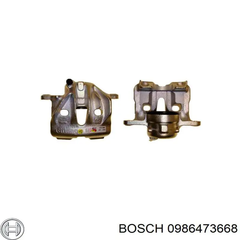 0986473668 Bosch супорт гальмівний передній лівий