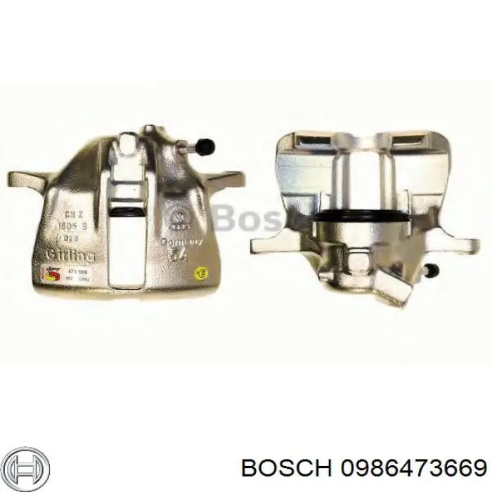 Супорт тормзной Bosch 0986473669