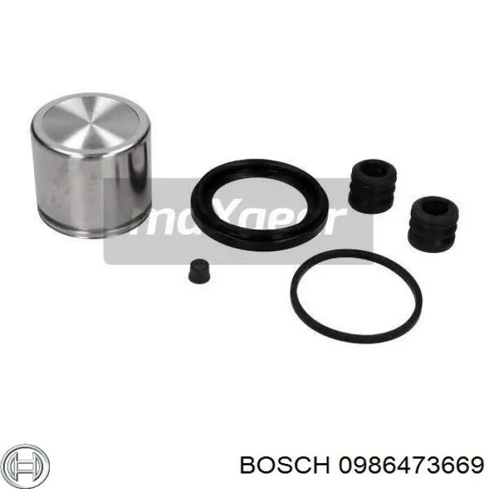 Супорт гальмівний передній лівий 0986473669 Bosch
