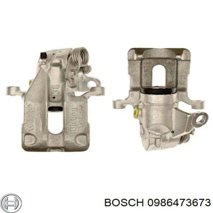 Супорт гальмівний задній лівий Bosch 0986473673 ціна, від 60.46 USD