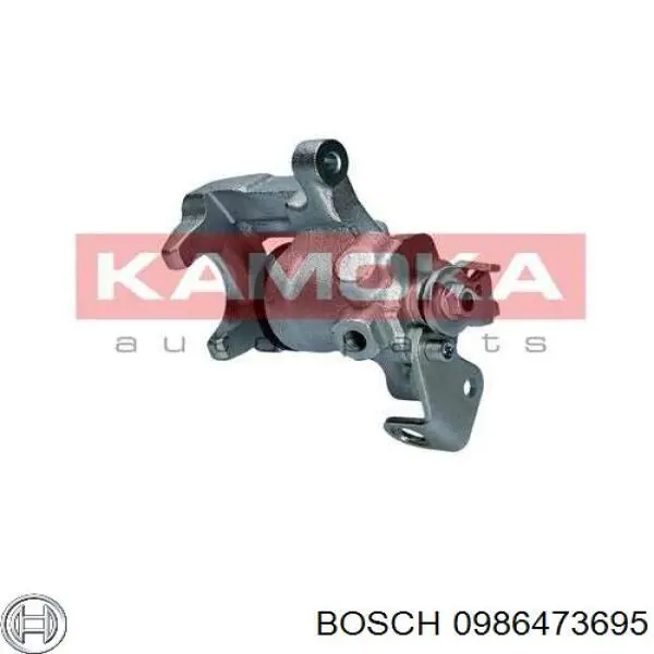 Супорт задній лівий 0986473695 Bosch