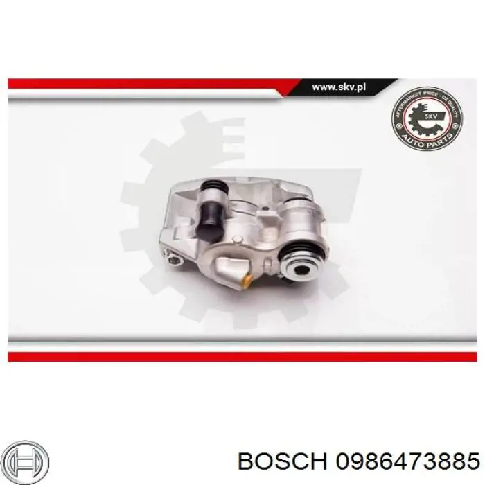 Супорт гальмівний передній лівий Bosch 0986473885 ціна, від 55.63 USD