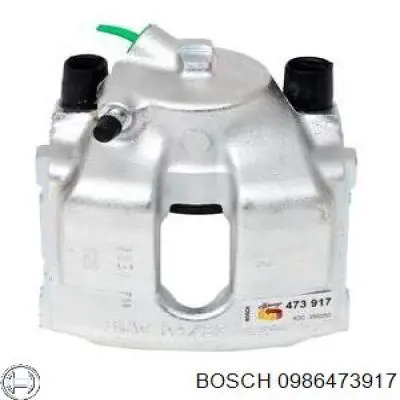 0986473917 Bosch супорт гальмівний передній лівий