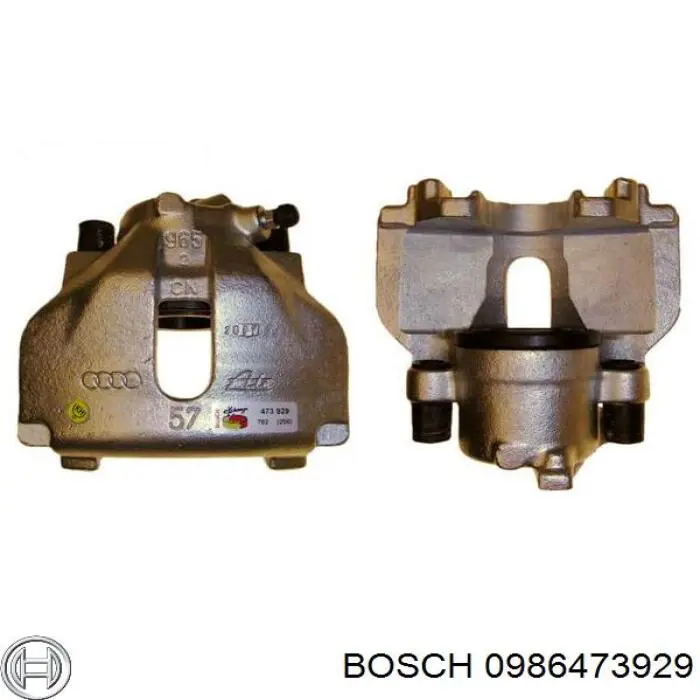 0986473929 Bosch супорт гальмівний передній лівий
