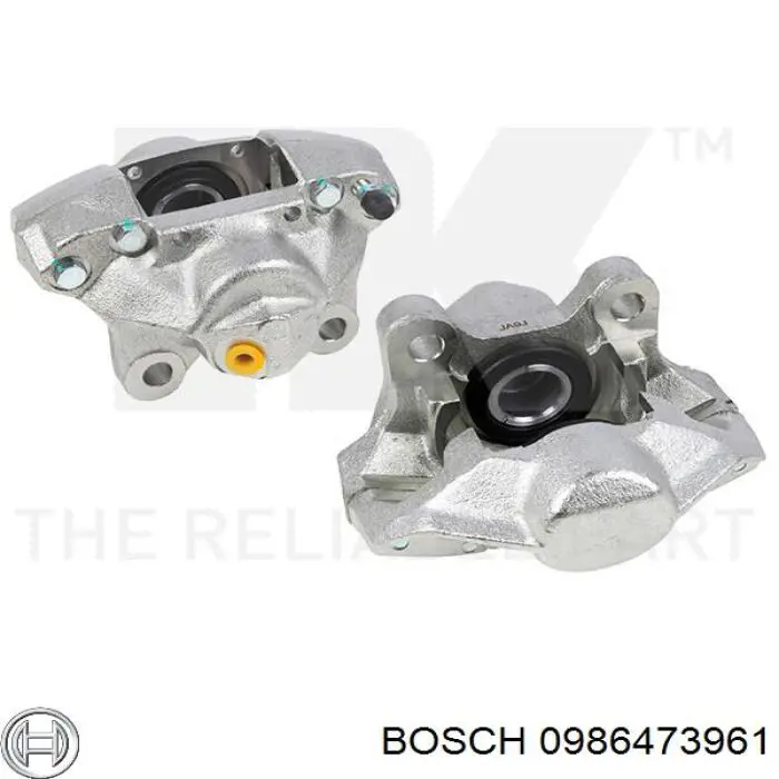 Супорт задній лівий 0986473961 Bosch