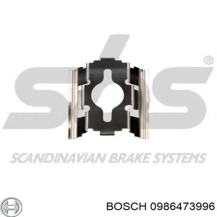 Задній гальмівний супорт лівий Bosch 0986473996