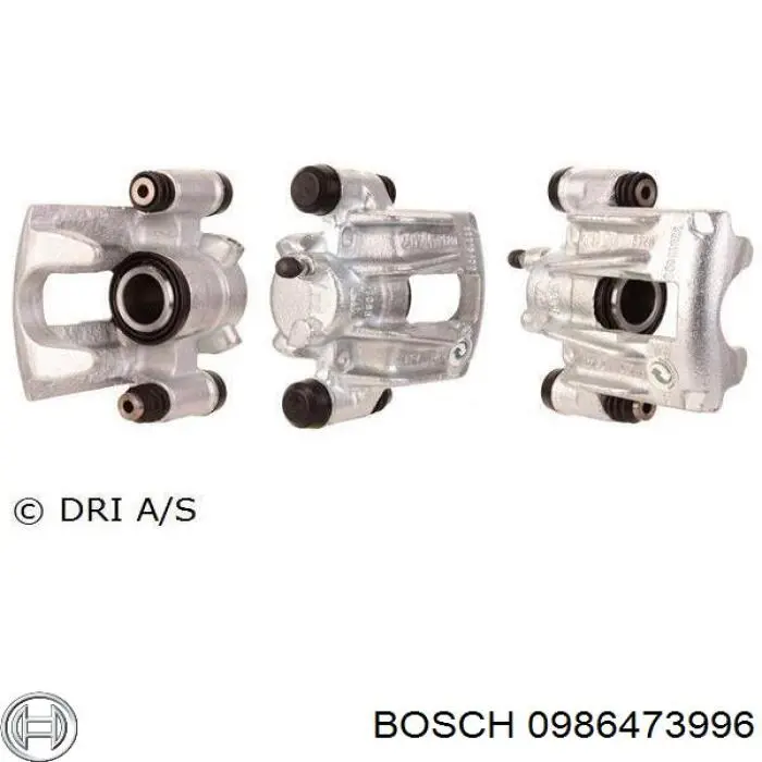 Супорт гальмівний задній лівий 0986473996 Bosch