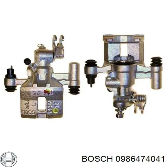 Супорт гальмівний задній правий 0986474041 Bosch