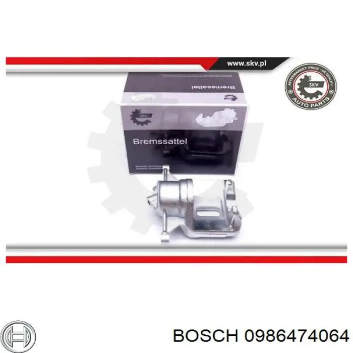 0986474064 Bosch супорт гальмівний передній правий