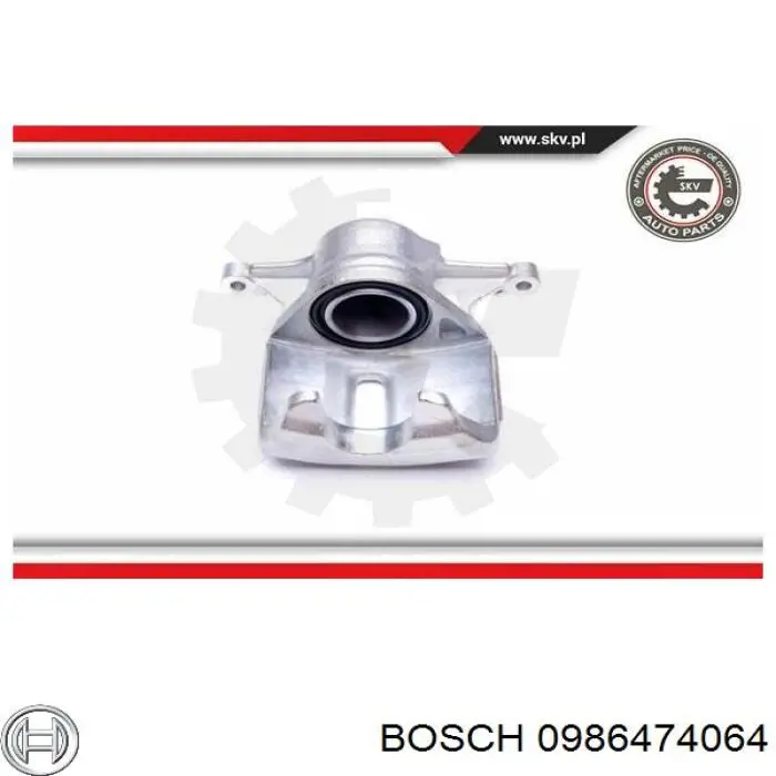 Купити 0986474064 Bosch Супорт гальмівний передній правий