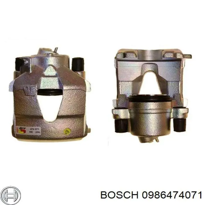 0986474071 Bosch супорт гальмівний передній правий