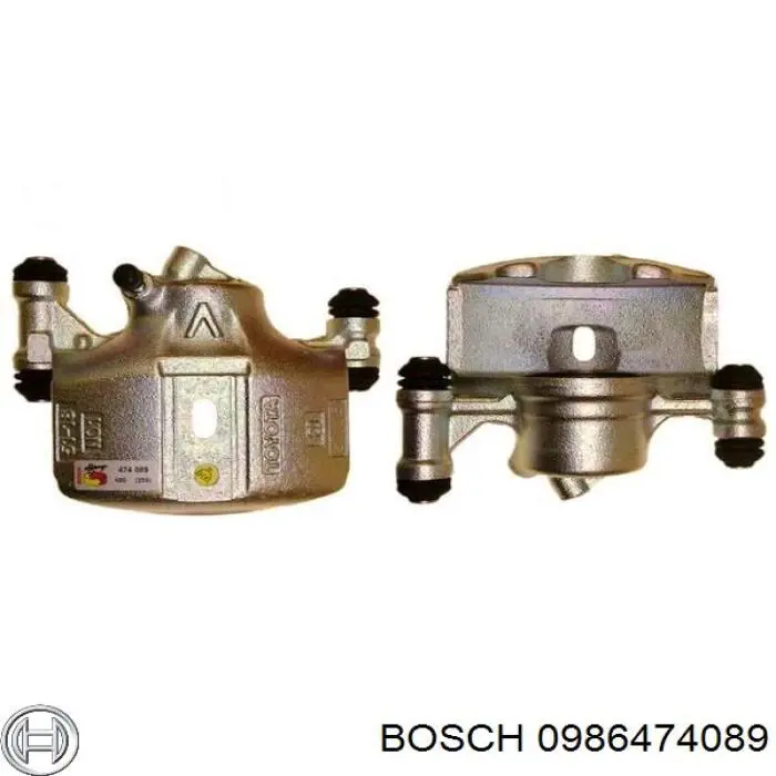 0986474089 Bosch супорт гальмівний передній правий