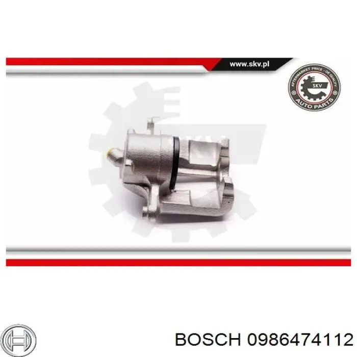 Купити 0986474112 Bosch Супорт гальмівний передній правий