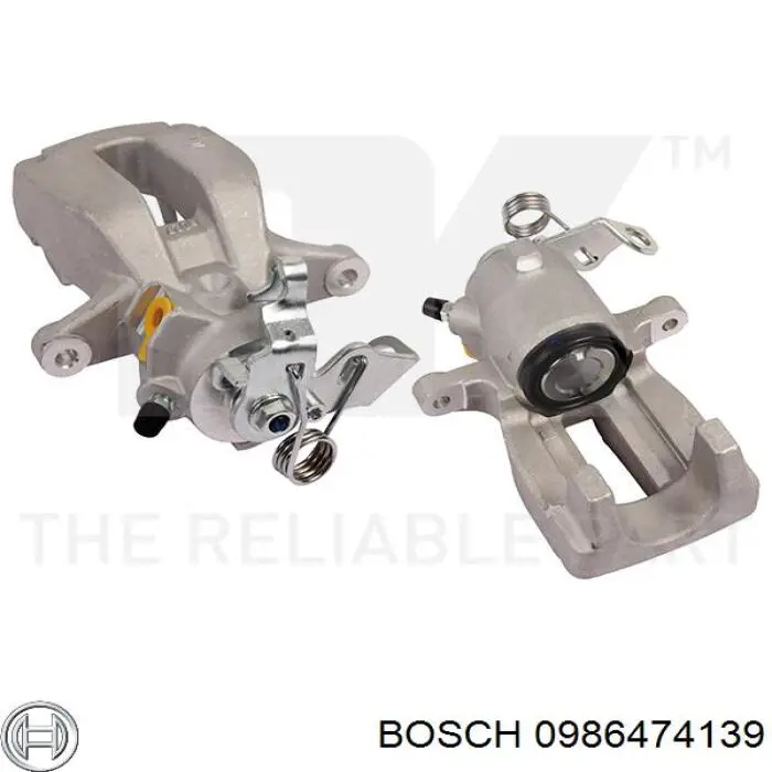 Купити 0986474139 Bosch Супорт задній правий