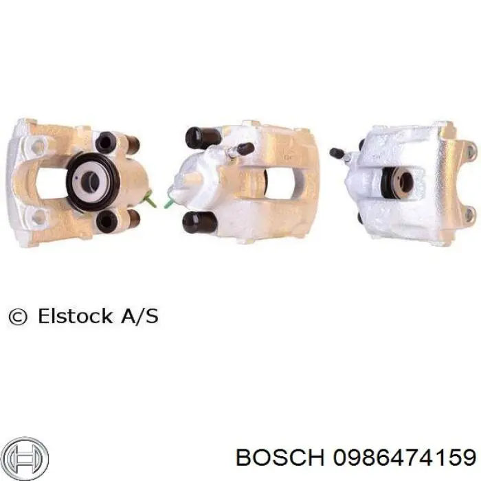 0986474159 Bosch Супорт гальмівний задній правий