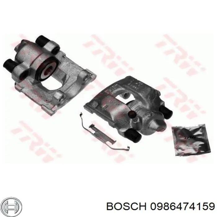 Супорт гальмівний задній правий Bosch 0986474159 ціна, від 36.20 USD