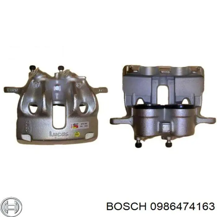 0986474163 Bosch супорт гальмівний передній правий