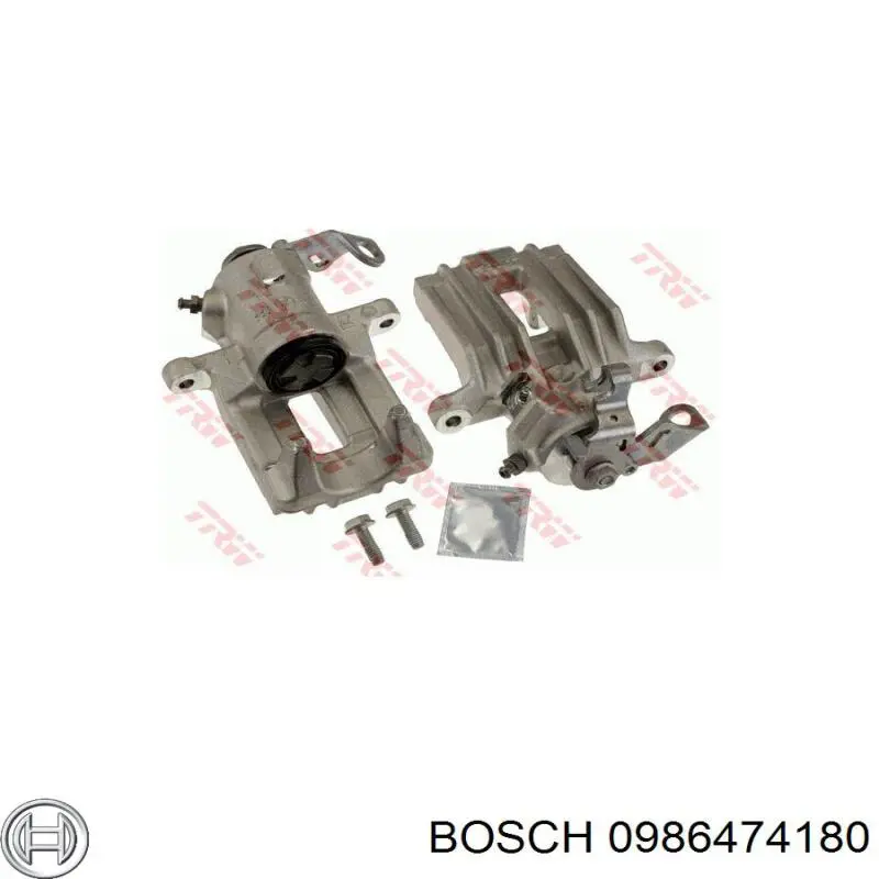 Купити 0986474180 Bosch Супорт задній правий