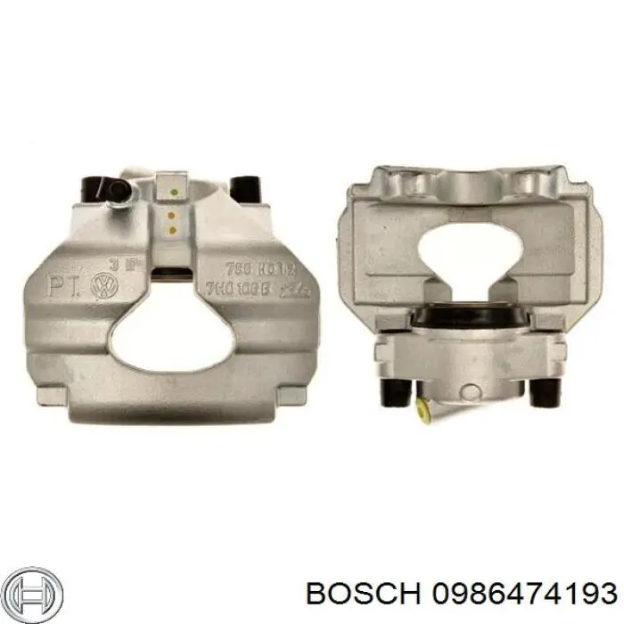 Супорт гальмівний передній правий 0986474193 Bosch