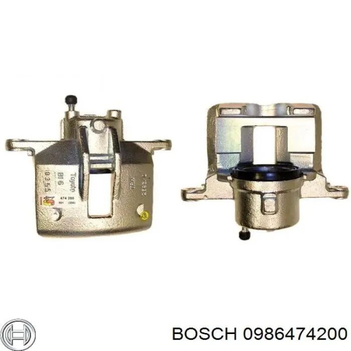 Супорт гальмівний передній правий Bosch 0986474200 ціна, від 25.61 USD
