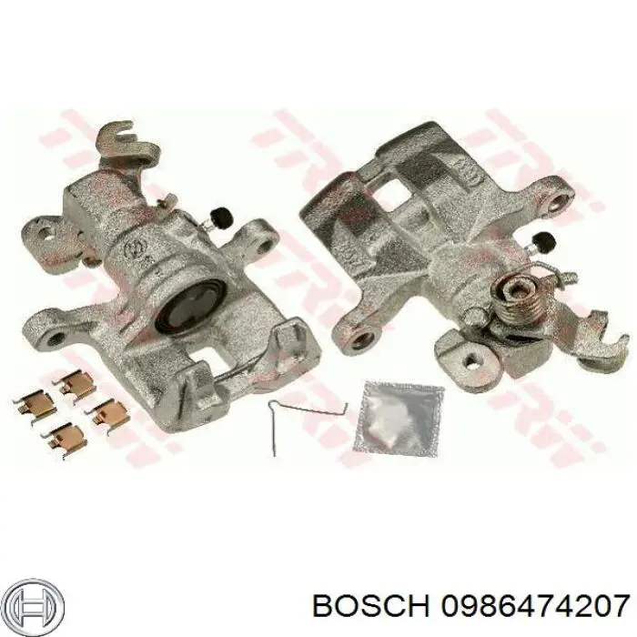 Супорт гальмівний задній правий 0986474207 Bosch