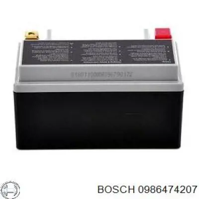 Супорт задній правий 0986474207 Bosch