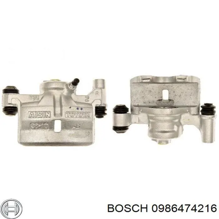 0986474216 Bosch супорт гальмівний задній правий