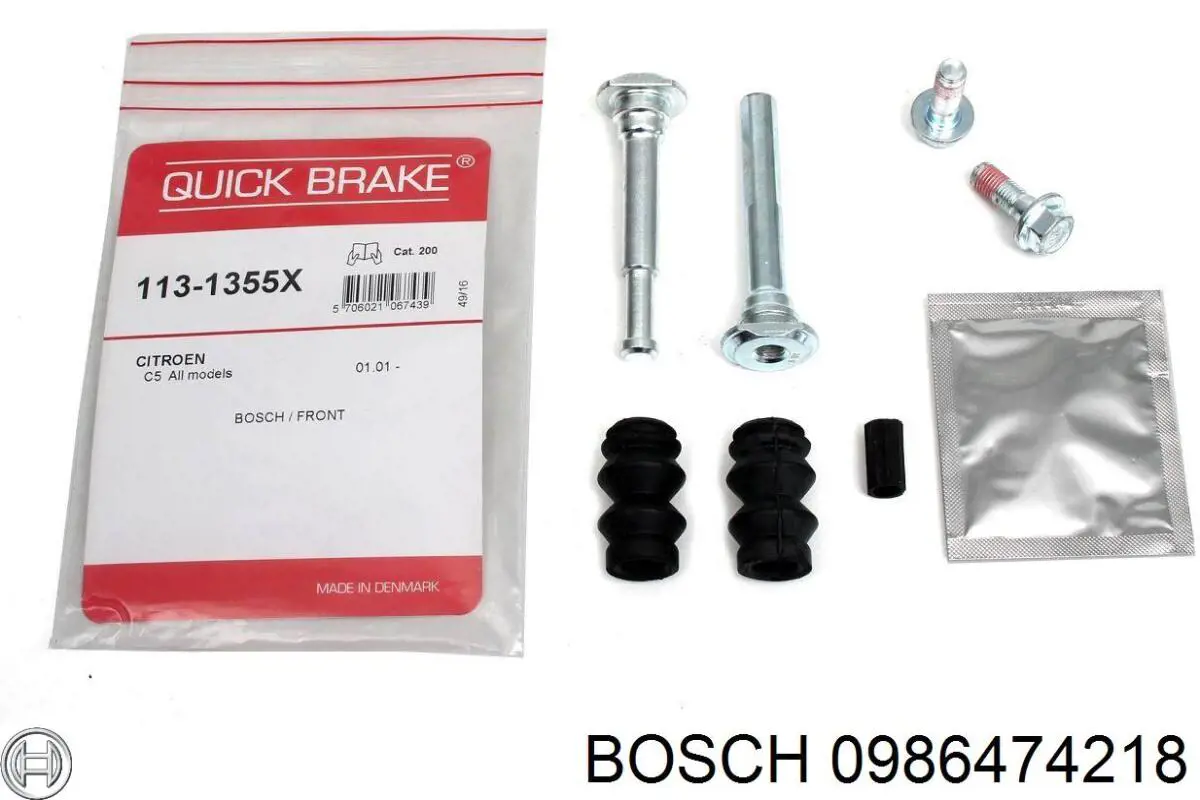 Купити 0986474218 Bosch Супорт гальмівний передній правий