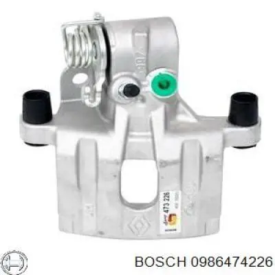 Супорт задній правий 0986474226 Bosch
