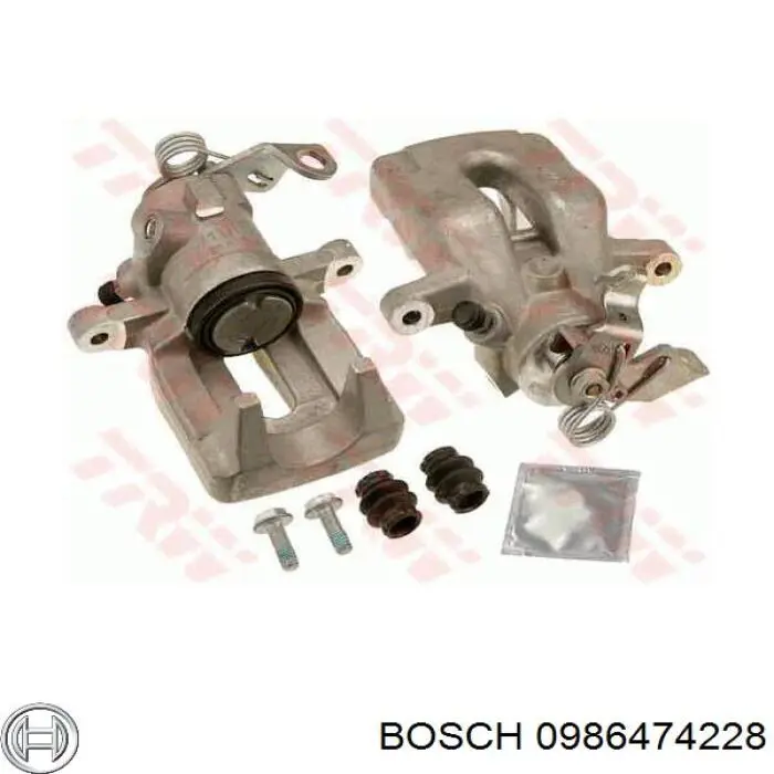 Купити 0986474228 Bosch Супорт задній правий