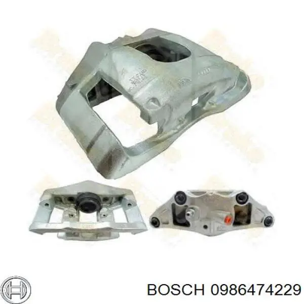 Супорт гальмівний передній правий Bosch 0986474229 ціна, від 38.01 USD