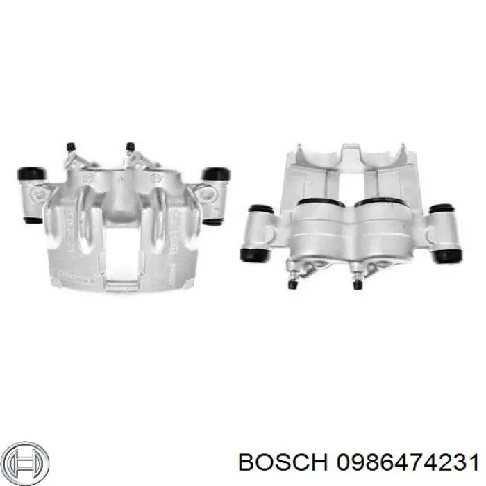 0986474231 Bosch супорт гальмівний передній правий