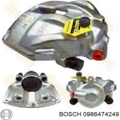 Супорт гальмівний, передній, лівий Bosch 0986474249