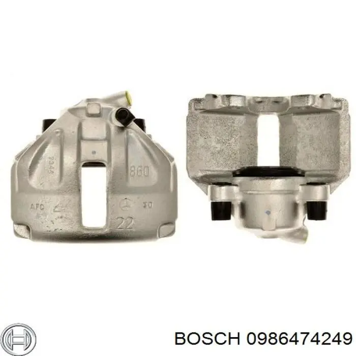 0986474249 Bosch супорт гальмівний передній лівий