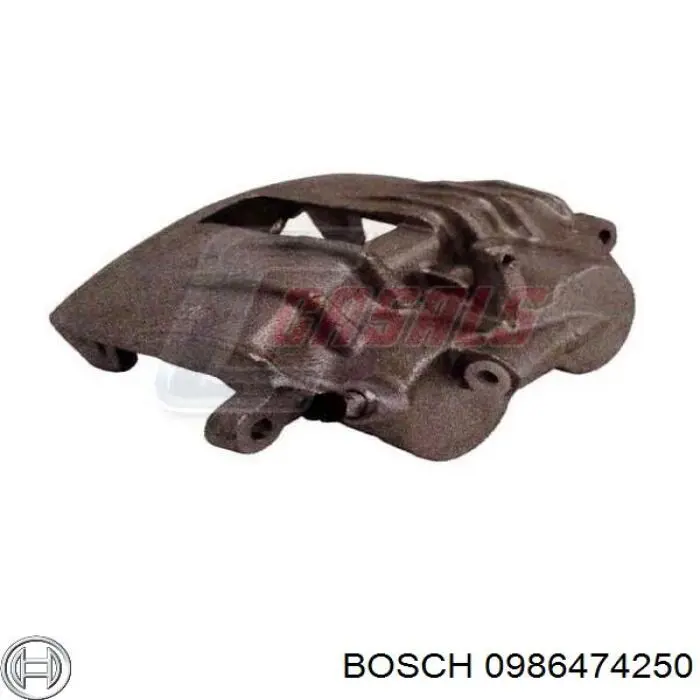 Супорт гальмівний передній правий Bosch 0986474250 ціна, від 53.80 USD