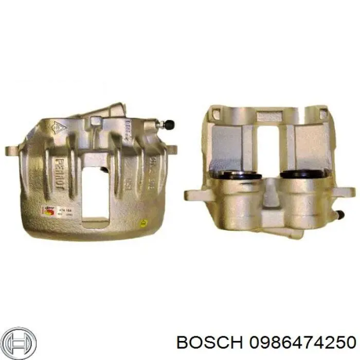 Супорт гальмівний передній правий 0986474250 Bosch