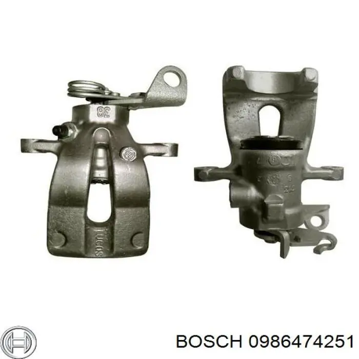 Супорт гальмівний задній правий 0986474251 Bosch