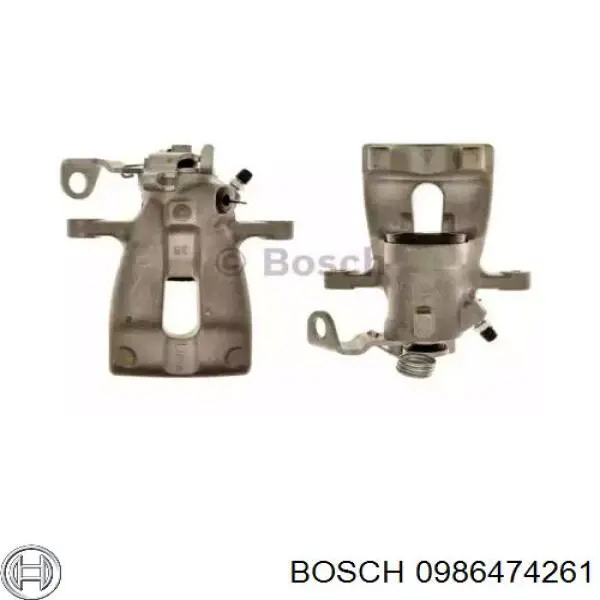 0986474261 Bosch супорт гальмівний задній лівий